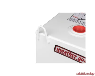 Weather Guard 110 Gallon White Steel L-Shape Transfer Tank - 362-3-02