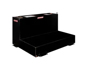 Weather Guard 110 Gallon Gloss Black Steel L-Shape Transfer Tank