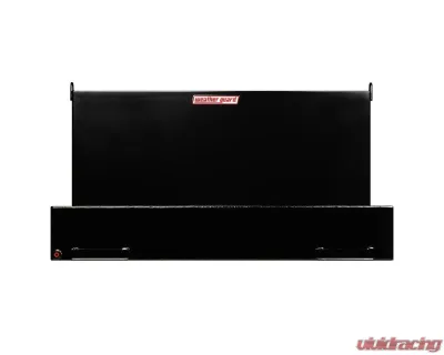 Weather Guard 110 Gallon Gloss Black Steel L-Shape Transfer Tank - 362-5-02