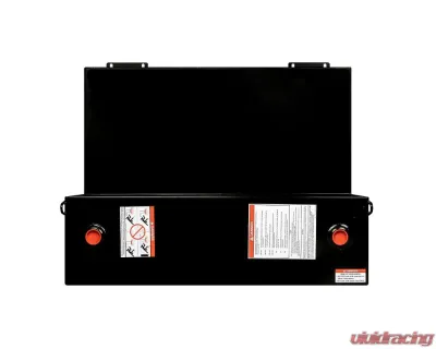 Weather Guard 110 Gallon Gloss Black Steel L-Shape Transfer Tank - 362-5-02