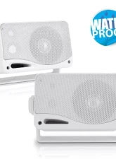 Pyle Marine 2-Way Indoor/Outdoor Speakers White                                     - PLMR24 - Image 5