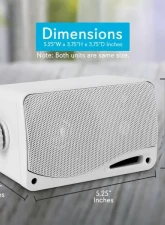 Pyle Marine 2-Way Indoor/Outdoor Speakers White                                     - PLMR24 - Image 2