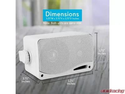 Pyle Marine 2-Way Indoor/Outdoor Speakers White - PLMR24