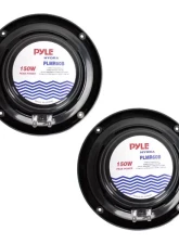Pyle 6.5" Marine Speaker 150W Max Black                                     - PLMR60B - Image 2