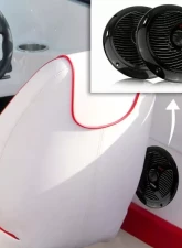 Pyle 6.5" Marine Speaker 150W Max Black                                     - PLMR60B - Image 4