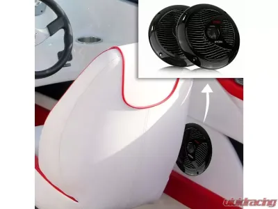 Pyle 6.5" Marine Speaker 150W Max Black - PLMR60B