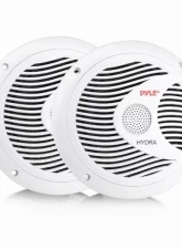 Pyle Speakers 6.5" Marine Dual Cone 150 Watts White                                     - PLMR60W - Image 4