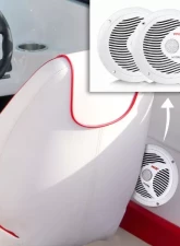 Pyle Speakers 6.5" Marine Dual Cone 150 Watts White                                     - PLMR60W - Image 4