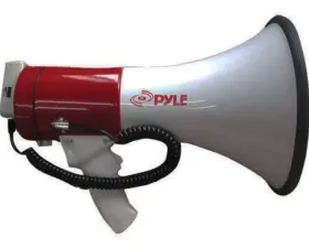 Pyle Pro 50W Megaphone Siren Talk USB SD Card