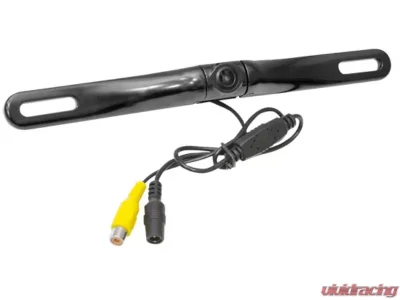 Pyle License Bar Rear View Camera Black Chrome - PLCM18BC