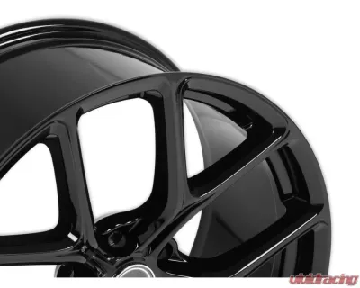 Carroll Shelby CS3 Wheel 20x9.5 5x114.3 40mm Gloss Black - CS3-295430-B