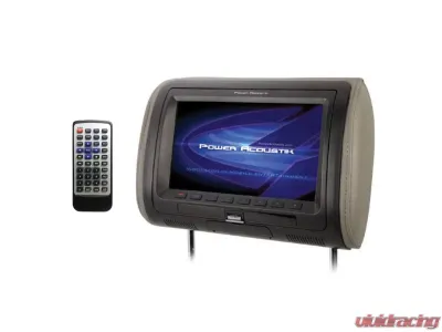 Power Acoustik 7" Headrest Monitor 3-Color Skins LCD/DVD USB/SD (Sold Each) - HDVD71CC