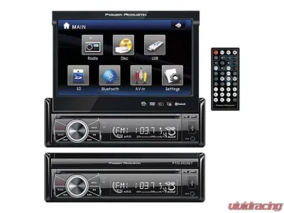 Power Acoustik 7" Motorized Flip-Up Monitor Bluetooth - PTID8920B