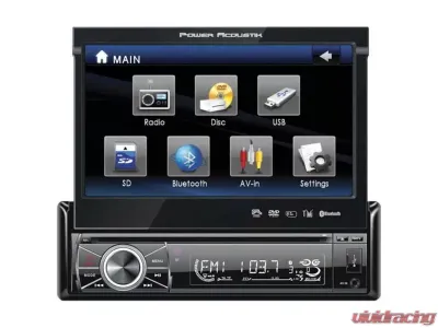 Power Acoustik 7" Motorized Flip-Up Monitor Bluetooth - PTID8920B