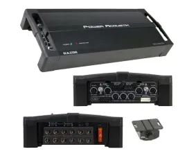 Power Acoustik Compact 5 Channel Class D Amplifier 1200W RMS/2500W MAX