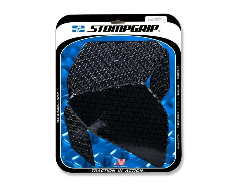 StompGrip Icon Street Bike Tank Grips Yamaha YZF-25 | YZF-R3 2015-2018 - 55-14-0104B