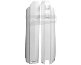 Polisport White Fork Guards Pairs Yamaha 1996-2004