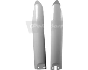 Polisport White Fork Guards Pairs Kawasaki 1994-2003