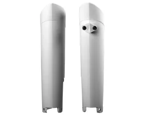 Polisport White Fork Guards Pairs KTM | Husqvarna 2008-2015