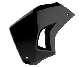Polisport Black Left Radiator Shroud Kawasaki KLR 650 2008-2018