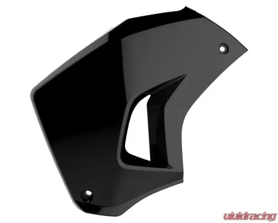 Polisport Black Left Radiator Shroud Kawasaki KLR 650 2008-2018 - 8420100001