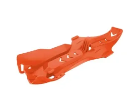 Polisport Orange Fortress Skid Plate w/ Linkage Guard KTM SX250 2006-2016