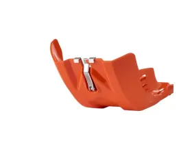 Polisport Orange Fortress Skid Plate w/ Linkage Guard KTM 2016-2022
