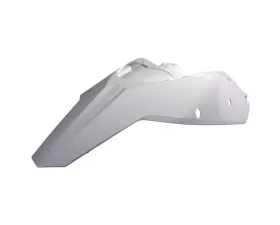Polisport White Rear Fender & Side Panels KTM 2007-2011