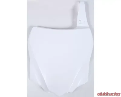 Polisport White Number Plate Kawasaki KX85 | KX100 | KX112 2014-2022 - 8662900002
