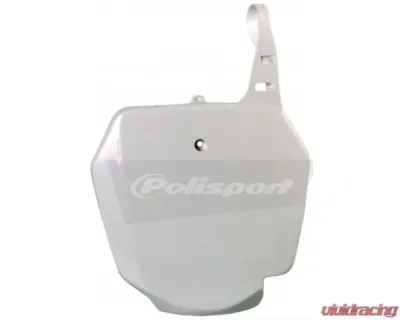 Polisport White Number Plate Suzuki RM85 2002-2022 - 8670600002