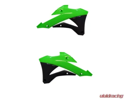 Polisport Radiator Scoops Green Kawasaki KX85 2014-2021 - 8495300001
