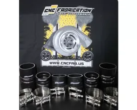 CNC Fabrication Charge Air Cooler Boot Kit Black Ford Powerstroke 7.3L 1995.5-2003