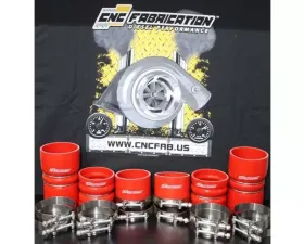 CNC Fabrication Charge Air Cooler Boot Kit Red Ford Powerstroke 7.3L 1995.5-2003