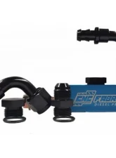 CNC Fabrication Fuel Bowl Delete Manifold Block Red Ford Powerstroke 7.3L 1999-2003                                     - 422029 - Image 2