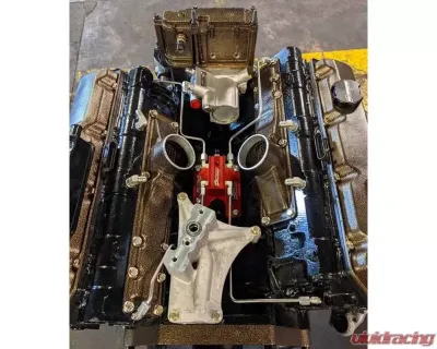 CNC Fabrication 4 Line Feed Fuel Line Kit Blue Fuel Block Late Ford Powerstroke 7.3L 1999-2003 - 422018