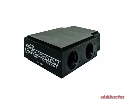 CNC Fabrication 6.0L 05-07 In-Line Transmission Filter By-Pass Manifold w/ O-Rings - 425001