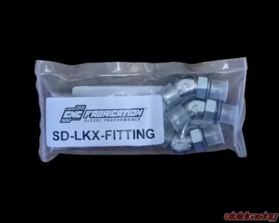 CNC Fabrication HPO Lines w/ Crossover?Fitting Pack Ford Powerstroke 7.3L 1998-2003 - 424025