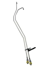 CNC Fabrication 4R100 Stainless Steel Transmission Cooler Line Kit w/ 1/2" Barbs Ford F-250 | F-350 7.3L 1999-2003                                     - 425107 - Image 2