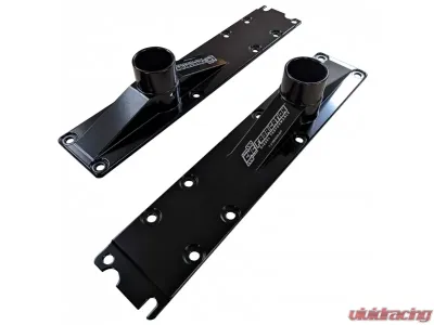 CNC Fabrication Billet Plenum Set w/ 10 Bolts Black Ford 7.3L Powerstroke 1994-1999 - 423005