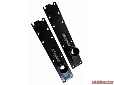 CNC Fabrication Billet Plenum Set w/ 10 Bolts Black Ford 7.3L Powerstroke 1994-1999 - 423005