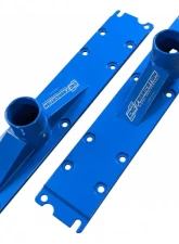CNC Fabrication Billet Plenum Set w/ 10 Bolts Blue Ford 7.3L Powerstroke 1994-1999                                     - 423006 - Image 3