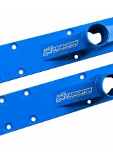 CNC Fabrication Billet Plenum Set w/ 10 Bolts Blue Ford 7.3L Powerstroke 1994-1999                                     - 423006 - Image 2