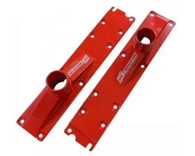 CNC Fabrication Billet Plenum Set w/ 10 Bolts Red Ford 7.3L Powerstroke 1994-1999