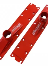 CNC Fabrication Billet Plenum Set w/ 10 Bolts Red Ford 7.3L Powerstroke 1994-1999                                     - 423007 - Image 3