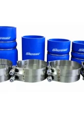 CNC Fabrication Charge Air Cooler Boot Kit Blue Ford F-Series 6.4L Powerstroke 2008-2010                                     - 423027 - Image 6