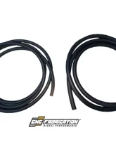 CNC Fabrication Competition Fuel Line Kit Red Fuel Block Ford Powerstroke 7.3L 1994.5-2003                                     - 422016 - Image 5