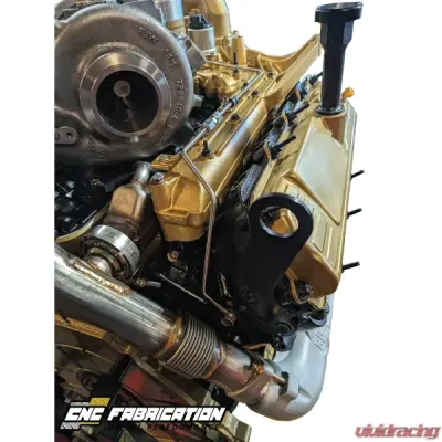 CNC Fabrication 4-Line Feed Fuel Line Kit Blue Stock Intake Manifold 6.0L 2003-2007 - 422151