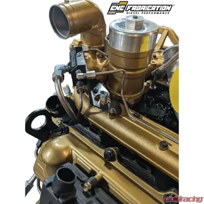 CNC Fabrication 4-Line Feed Fuel Line Kit Blue Stock Intake Manifold 6.0L 2003-2007 - 422151