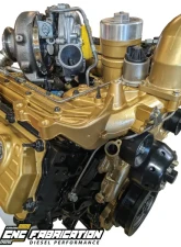 CNC Fabrication 4-Line Feed Fuel Line Kit Blue Stock Intake Manifold 6.0L 2003-2007                                     - 422151 - Image 8