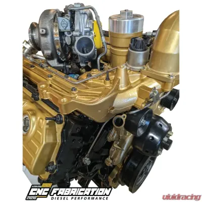 CNC Fabrication 4-Line Feed Fuel Line Kit Blue Stock Intake Manifold 6.0L 2003-2007 - 422151